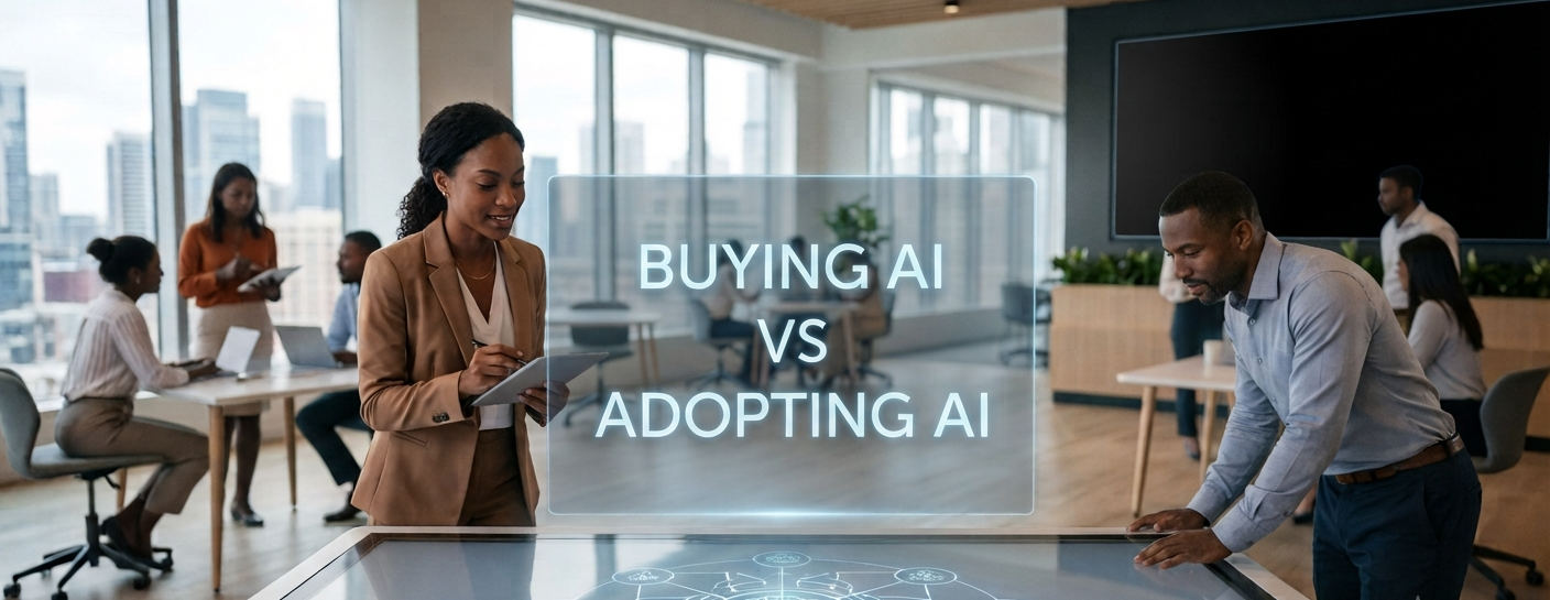 Why Buying AI Tools Is Not the Same as Adopting AI.